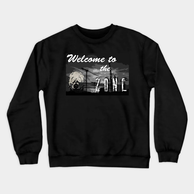 STALKER 'Welcome to the Zone' cheeki breeki postcard Crewneck Sweatshirt by MacSquiddles